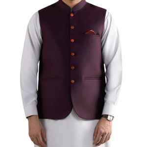 Trajes Formales Casuales de Manga Larga para Hombre, Chaleco de Color Sólido de Algodón, Personalizable con Logotipo, Diseña Tu Propio Conjunto - Product Image 1