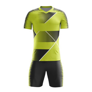 Custom Soccer Uniform Kit Wholesale OEM Manufacturer Supplier Polyester Jersey Shorts Set Private <b>Label</b> Bulk Production - Product Image 1