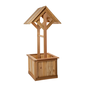 Outdoor <b>Planter</b> for Flowers & Plants, Outdoor Wishing Well <b>Planter</b> <b>Box</b>, Rot-Resistant Panter For Garden Space Decor From Vietnam - Product Image 1