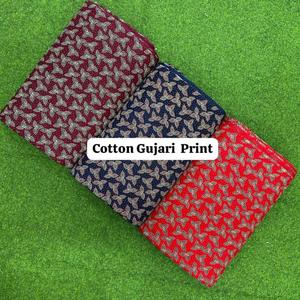 Bulk Supply Cotton Printed Fabric Gujari Floral Design Soft Cotton Textile for Apparel Fashion Garment Manufacturing Use - Product Image 3