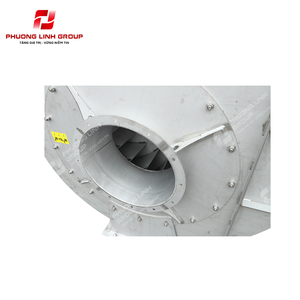 พัดลมดูดฝุ่นเกรดโรงงาน ผลิตจากสแตนเลส OBM พร้อมระบบระบายความร้อนด้วยน้ำ รองรับแบริ่ง ขับเคลื่อนด้วยสายพาน ใช้ไฟ AC 220-380V - Product Image 6