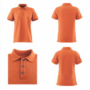 เสื้อโปโลผู้หญิงคุณภาพสูง OEM แขนสั้น ทรงปกติ สีพื้น ผ้าถักลำลอง คอปกติดกระดุม ใส่ได้ทุกฤดู - Product Image 4