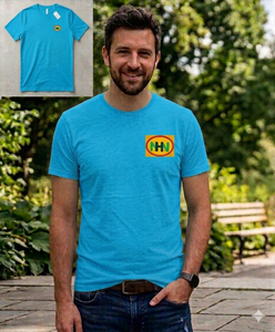 เสื้อยืดผู้ชายสไตล์ใหม่ ทรงหลวม ไหล่ตก ผ้าฝ้าย 100% ทรงปกติ แห้งเร็ว ระบายอากาศดี สีพื้น แขนสั้น ย้อมเส้นด้าย น้ำหนัก 180 กรัม แบบเรียบ - Product Image 1