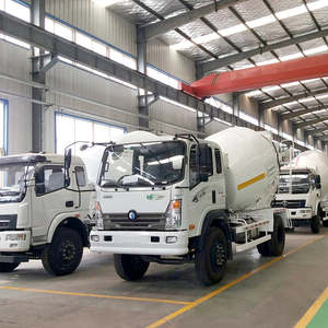 รถผสมคอนกรีต 8 ลูกบาศก์เมตร กำลังขับ 129 กิโลวัตต์ รถผสมคอนกรีตเคลื่อนที่แบบปรับปริมาตรได้ - Product Image 1