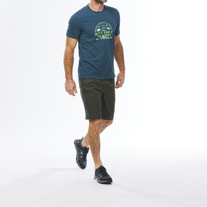 Pantalones Cortos Bermuda para Hombre, Color Gris Oscuro, Cintura Alta, Cierre con Cordón, Tela de Lona Transpirable, con Logotipo Frontal, Bolsillos Tipo Cargo, Estilo Casual - Product Image 2