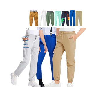 Custom Logo 100% Cotton Knitted Quick Dry Straight Fit Boys School Uniform Sweatpants Eco-Friendly Breathable - Product Image 2