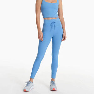 Leggings de yoga pour femmes de haute qualité, pour la gym, le fitness et l'entraînement, avec effet froncé aux fesses, écologiques, respirants, sans coutures et taille à cordon de serrage - Product Image 6