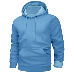เสื้อฮู้ดดี้ผู้ชายสีพื้นแบบสวมใส่สบายสำหรับฤดูหนาว ทรงปกติ มีซิปและกระเป๋าแบบจิงโจ้ ดีไซน์สั่งทำได้ คุณภาพสูง ผลิตจากผ้าฟลีซ เป็นมิตรต่อสิ่งแวดล้อม - Product Image 2