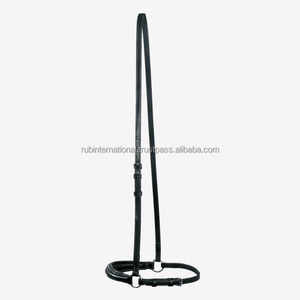 Muserolle en cuir à traction simple pour chevaux de style mexicain et indien Equipement équestre Cheval Muserolle mexicain - Product Image 4