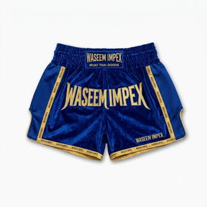 Muayhai Shorts by Waseem Impex Customize OEM Fight Wears Manufacturers Professional Muaythai Shorts for <b>Boxers</b> - Product Image 1