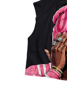 Débardeur Homme Été Coupe Droite Col Rond Haute Qualité Streetwear 100% Coton Jersey Hip Hop Imprimé Intégral Pour Usage Quotidien - Product Image 4