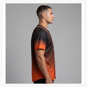 Maillot de baseball personnalisé à boutons, respirant, uniforme d'équipe avec nom, numéro et logo personnalisés - Product Image 3