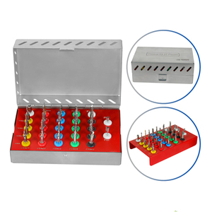 Kit de forets coniques pour implants dentaires Sambrialmed International, 27 pièces avec embouts, outils chirurgicaux manuels SI-25-900 certifiés CE - Product Image 5