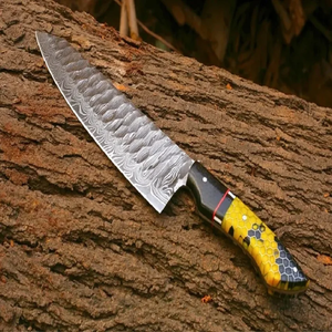 Wholesale Customized High Quality OEM ODM Service PRESTIGE BLADES Modern Ambidextrous Handmade Damascus Steel <b>Kitchen</b> <b>Knife</b> - Product Image 4
