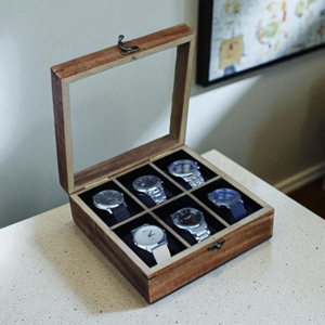 Caja de Madera para Relojes, Organizador de Relojes de Madera para 12/20 Relojes, Colección AYAANS - Product Image 5