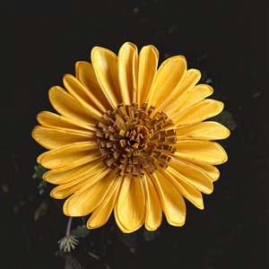 Yellow sunflower Style Sola Flower for <b>Reed</b> <b>Diffuser</b> Sustainable Craft Handmade 8-8.5cm Rattan <b>Stick</b> Home - Product Image 2
