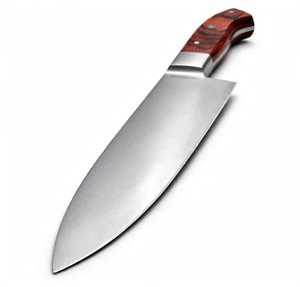 Cuchillo de Chef Profesional de 8 Pulgadas de Acero Inoxidable con Alto Contenido de Carbono y Mango Ergonómico de Madera de Palisandro - Product Image 3