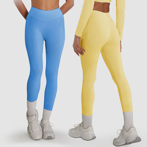 Ensemble de sport et de yoga pour femmes en nylon et élasthanne, legging de compression taille haute pour l'entraînement et la gym - Product Image 1