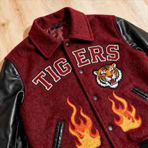 Chaquetas de Cuero Personalizadas OEM con Hebilla de Bombero, Cierre de Mosquetón, Chaquetas de Cuero de Alta Calidad para Hombre, Estilo Urbano - Product Image 3