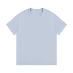 Camiseta Lisa de Algodón Grueso de Alta Calidad al por Mayor, Unisex, 260 Gramos, para Hombre, Verano, Casual, Oversize, con Impresión de Logotipo Personalizado - Product Image 5