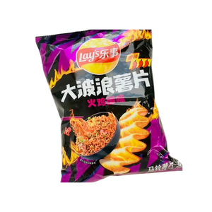 LAYS BIG WAVE RIDGED POTATO CHIPS 135G ORIGINE CHINE LAYS BIG WAVE RIDGED SPICY BAKED POTATO CHIPS 135G ORIGINE CHINE - Product Image 2