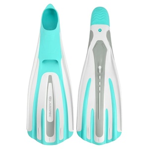 Vây bơi ngắn bằng silicon cao su, có túi kín, điều chỉnh được dành cho người lớn, dùng cho lặn tự do và bơi lội. - Product Image 2