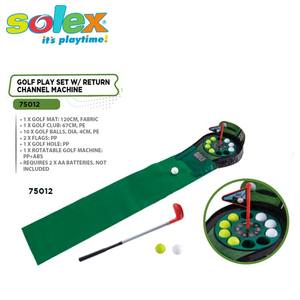 Juego de golf para niños con máquina de retorno automático, portátil para sala de juegos o jardín - Product Image 3
