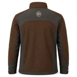Veste Softshell Homme à Col Montant Résistante à l'Eau, Personnalisable, Respirante, Imperméable pour Activités de Plein Air - Product Image 2