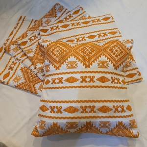 Housses de coussin lombaires décoratives en coton tissé à la main, motif diamant 3D coloré, pour la maison ou l'hôtel - Product Image 2