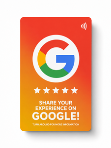 Carte NFC Google Review EM4305 avec design 5 étoiles, étanche et 13,56 MHz pour les commentaires professionnels et les paiements/adhésions - Product Image 3