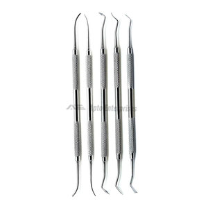Dental Waxing Instrument Set 5 Pcs German Stainless Steel Manual <b>Tools</b> Professional <b>Precision</b> Instruments Sculpting - Product Image 5