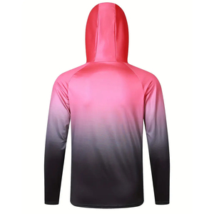 เสื้อฮู้ดดี้กันแดดสำหรับตกปลา ผ้าโพลีเอสเตอร์ 100% ระบายอากาศ กันน้ำ กันลม ใส่ได้ทั้งชายและหญิง - Product Image 2
