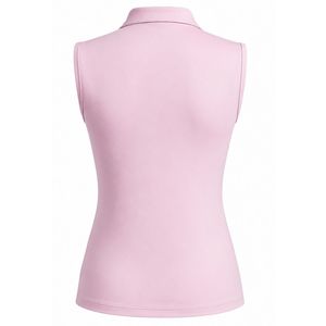 Polo de Golf Rosa de Manga Corta para Mujer, Top Deportivo Suave, Ropa Atlética Cómoda para Entrenamiento de Golf, Ejercicio y Actividades al Aire Libre - Product Image 2