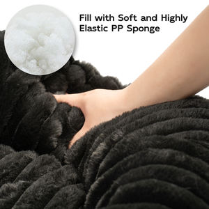 Camas para Perros Tipo Donut Ecológicas de Alta Calidad, Ultra Suaves, de Felpa, Cálidas, Lavables, Redondas, de Piel de Conejo, de Lujo - Product Image 3