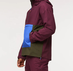 Casual Outerwear Finished Men'<b>s</b> Winter Eco-Friendly 100% Cotton Retro Work Quarter Zip Multi Pocket Hooded Sweatshirt <b>Jacket</b> - Product Image 6