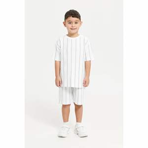 Conjuntos de Ropa de Verano para Bebés al por Mayor, Camiseta + Pantalones Cortos, Ropa Infantil de Dos Piezas, Camiseta con Estampado en el Hombro para Niña + Conjunto de Pantalones Cortos 2026 - Product Image 1