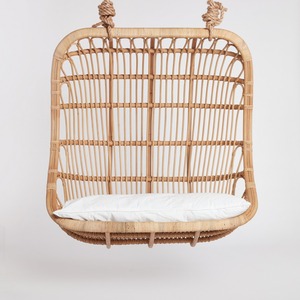 Silla Colgante Cuadrada de Ratán Natural Ecológica, Hecha a Mano, para Jardín y Balcón, del Fabricante Vietnamita, al Mejor Precio y Nueva Llegada - Product Image 1