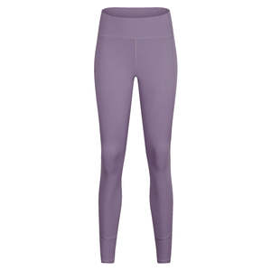 Pantalones de Yoga para Mujer, Color Liso, Secado Rápido, Leggings Deportivos sin Costuras, Compresión, Oferta - Product Image 2