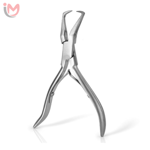 Pince à extensions de cheveux en acier inoxydable de qualité supérieure, prise en main robuste, outils d'extension de cheveux, prix de gros, OEM - Product Image 2