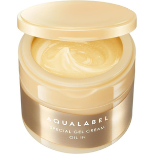 AQUALABEL Crema en Gel Especial EX Oil de 90g, Humectante Facial Japonés Todo en Uno con Glicerina para una Piel Radiante - Product Image 1