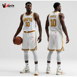 Uniformes de Baloncesto de Jersey de Poliéster 100% Sublimados Personalizados de Moda al por Mayor de Alta Calidad, Talla Grande, Secado Rápido y Transpirables Vafir - Product Image 6