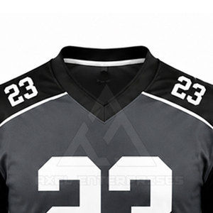เสื้อเจอร์ซีย์กีฬาอเมริกันฟุตบอล แขนสั้น สำหรับทีม ออกแบบเองได้ ขายส่ง - Product Image 6