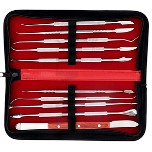 10 Pcs Wax Carving Spatula <b>Modeling</b> <b>Kit</b> Dental Lab Sculpting Tools Double Ended Stainless Steel Wax Carver Set - Product Image 5