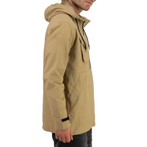 Custom Logo Canvas Windbreaker <b>Jacket</b> Turn-down Collar Customized High Quality <b>Men's</b> Winter Outdoor Wear Quick Dry Pattern - Product Image 5