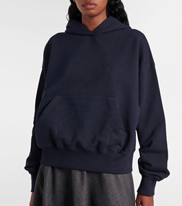 Women's Oversized Pullover <b>Hoodie</b> with Drop Shoulder Kangaroo Pocket Drawstring Free Hood and Ribbed Hem Casual Streetwear - Product Image 6