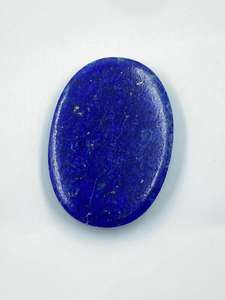 Lapis-lazuli naturel bleu profond, taille ovale, qualité supérieure, pierre facettée non montée 21x32mm pour collier - Product Image 5