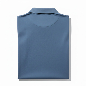 Polo en coton de luxe 240 g/m² pour homme, style streetwear surdimensionné, avec logo brodé, polos haut de gamme - Product Image 2