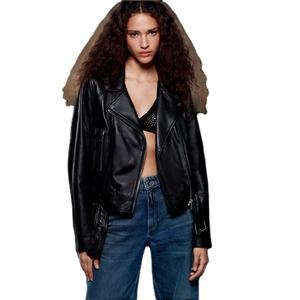 2022 veste en cuir imperméable pour femmes d'hiver Anti-UV et coupe-vent Logo personnalisé/couleur/taille Service OEM - Product Image 1