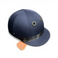 Casque de polo Geoffrey GF pour enfants - Équitation, course de polo, coque en PU synthétique, fabriqué au Pakistan, emballage en sac poly et boîte