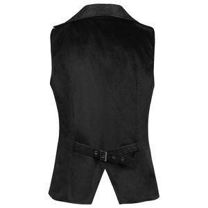 Waistcoat Wholesale <b>Gothic</b> Steampunk Victorian Cosplay Mens Double Breasted Vest 2026 - Product Image 2